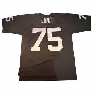 1988 Mitchell & Ness Raiders Black Football Jersey #75 NFL Howie Long